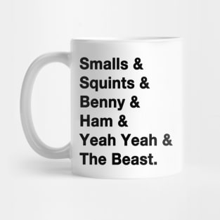 The Sandlot Names Mug